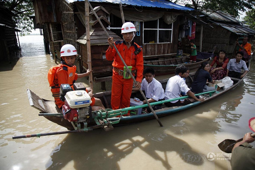 中정부, 미얀마 홍수 재난 구호 위해 천만元 물자 기부