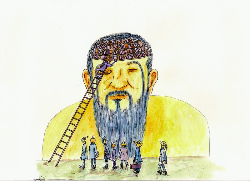 세계 속 중국, 해외 카툰작가가 보는 공자의 모습은?