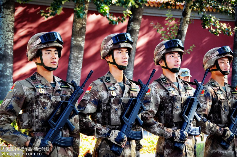 9•3 열병식 개최 앞둔 군인들의 힘찬 모습 