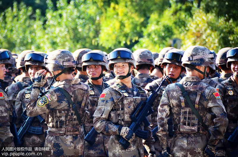 9•3 열병식 개최 앞둔 군인들의 힘찬 모습 