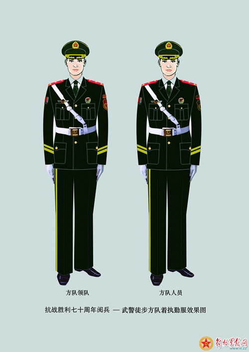 9•3 전승일 열병식에 등장한 참신한 군복 감상