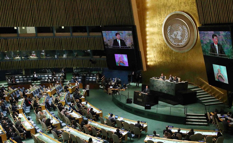 시진핑 주석, 유엔 개발정상회의 참석해 중요 연설 발표　