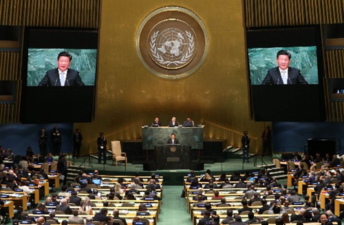 시진핑 “한 마음으로 인류운명공동체 수립해야” 