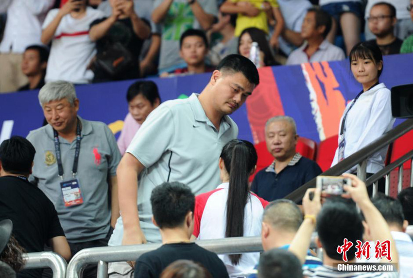 야오밍 男농구아시아선수권 관전, 중국팀 레바논 꺾어