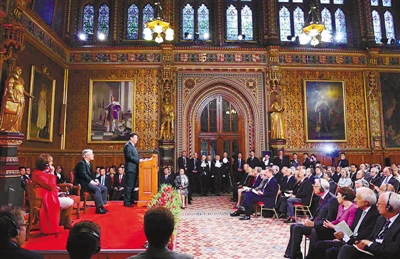 시진핑 주석, 영국 의회서 연설 발표 