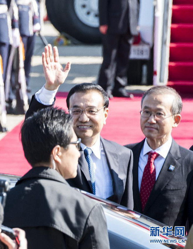 리커창 총리, 서울 도착…한국 방문 일정 돌입
