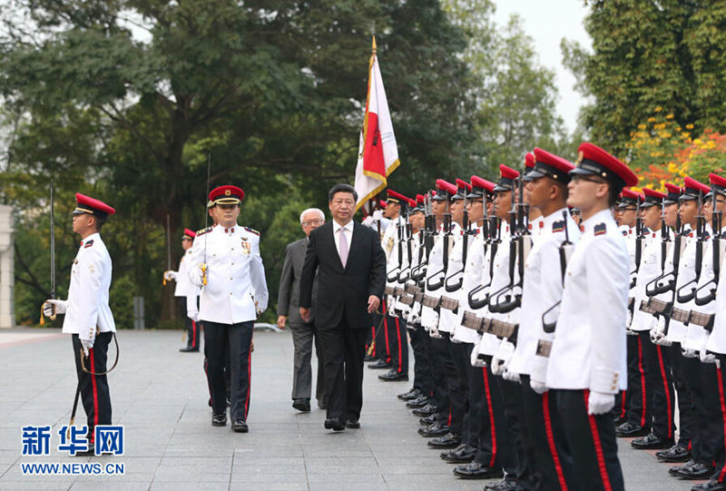 시진핑, 토니 탄 싱가포르 대통령과 회동 