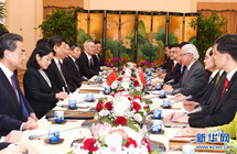시진핑, 토니 탄 싱가포르 대통령과 회동