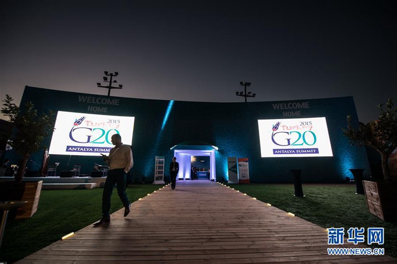 G20 정상회의 개막 전 터키 안탈리아의 모습 