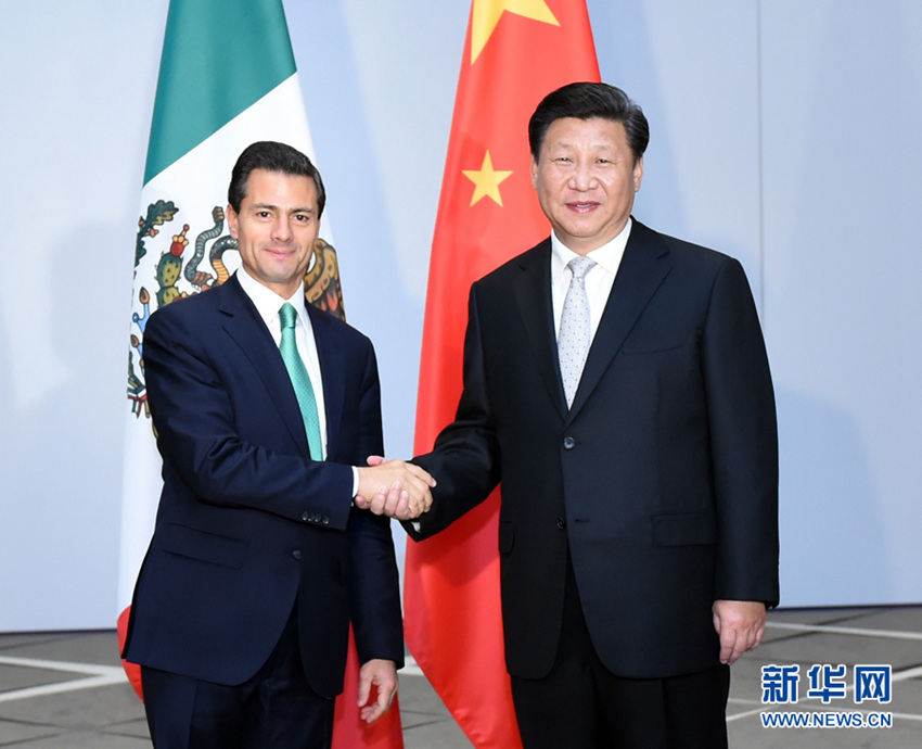 시진핑 주석, 엔리케 페냐 니에토 멕시코 대통령과 회동