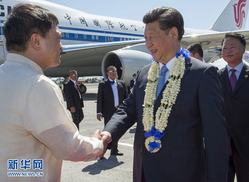 시진핑 마닐라 도착, ‘APEC 타임’ 돌입 