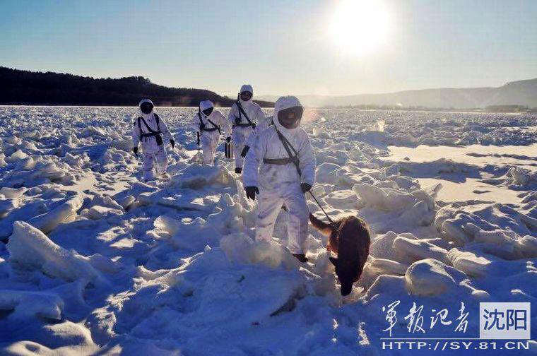 ‘중국의 북극’ 모허 변방 장병들, 강추위 속 순찰