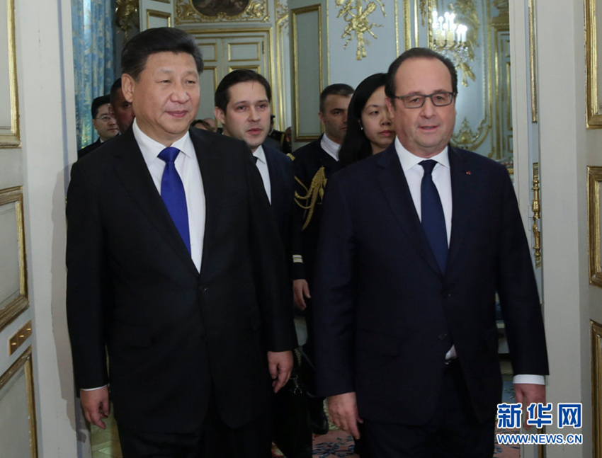 시진핑, 프랑스 대통령과 회동 ‘新합의안 이행’