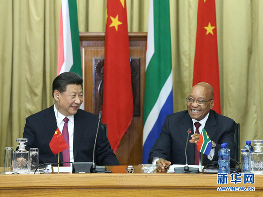 시진핑-주마 회담 “중-남아공 관계 새로운 도약 추진”
