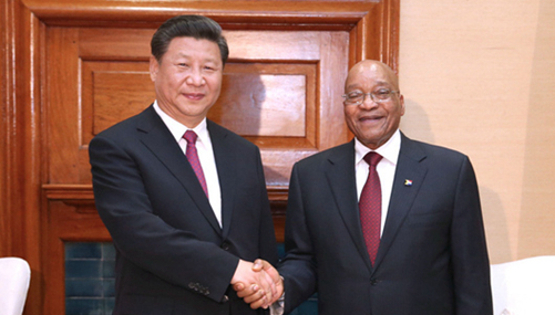 시진핑-주마 회담 “중-남아공 관계 새로운 도약 추진”