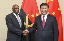 시진핑, 앙골라 대통령과 회동