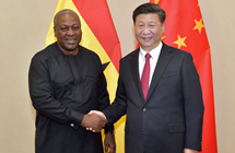 시진핑, 가나 대통령과 회동