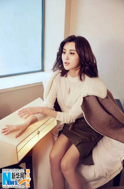 간루의 개성적인 겨울 화보, 나른한 오후의 휴식