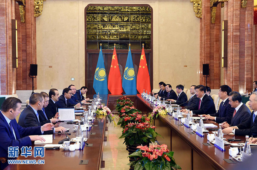 시진핑, 저장 우전서 카자흐스탄 총리 접견