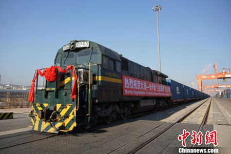 중-한-러 국제물류 대통로 가동…첫 ‘삼성 열차’ 출발