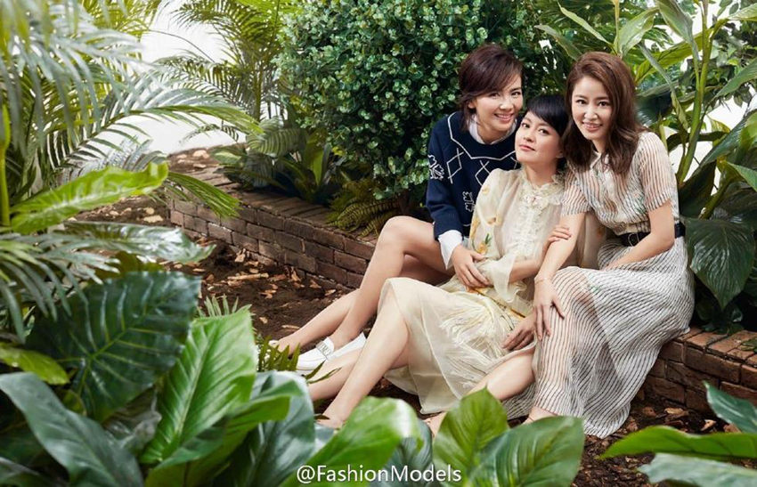 류타오& 린신루& 량융치, <Graiza>표지 공동 장식