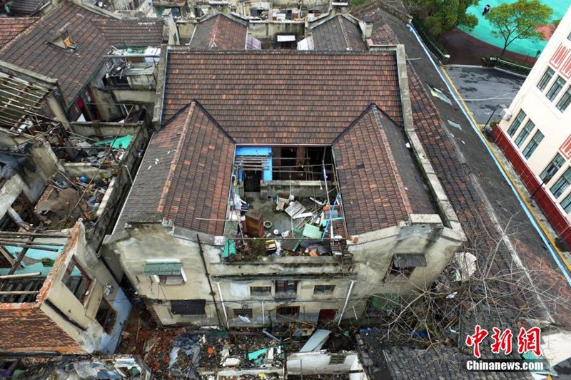 상하이 일본군 위안소 ‘하이나이자’ 철거작업 중단