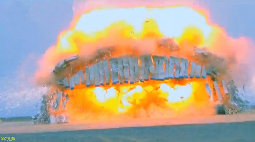 中 업그레이드된 둥펑-16 탄도미사일 실탄훈련 장면 공개