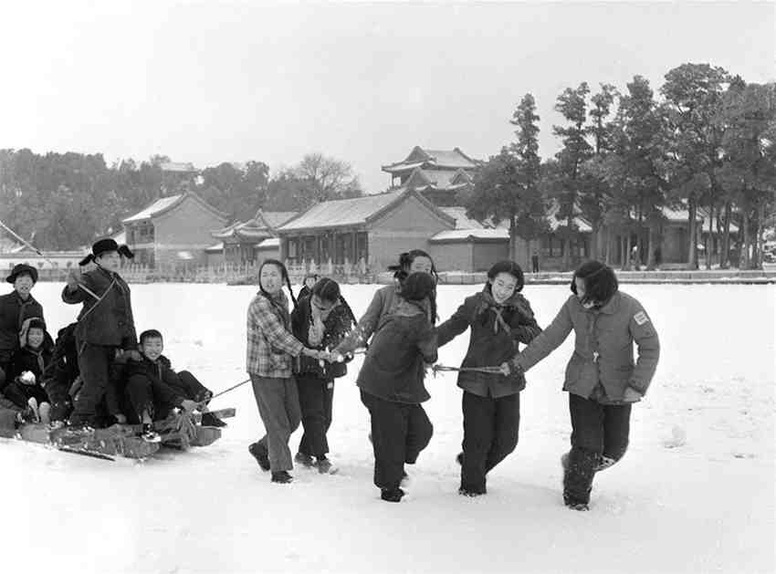 중국 사람들의 예전 겨울철 놀이… ‘그때 그 시절’