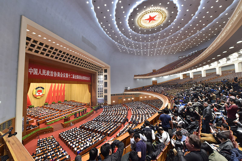 전국정협 12기 4차 회의 베이징서 개막