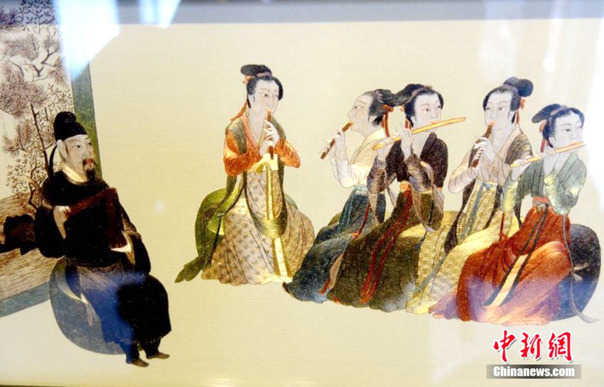 1,000년 전통 문화 이어온 촉수 작품 청두에서 전시돼