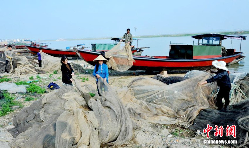 중국 최대 담수호 ‘포양후’ 3개월간 금어기 들어가