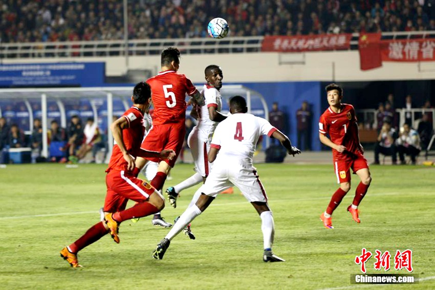 중국 카타르에 2:0으로 승리, 15년 만에 최종예선행
