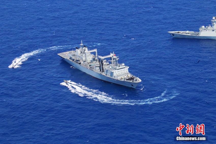 중국 해군 호위 편대, 해적 퇴치 전문훈련 진행