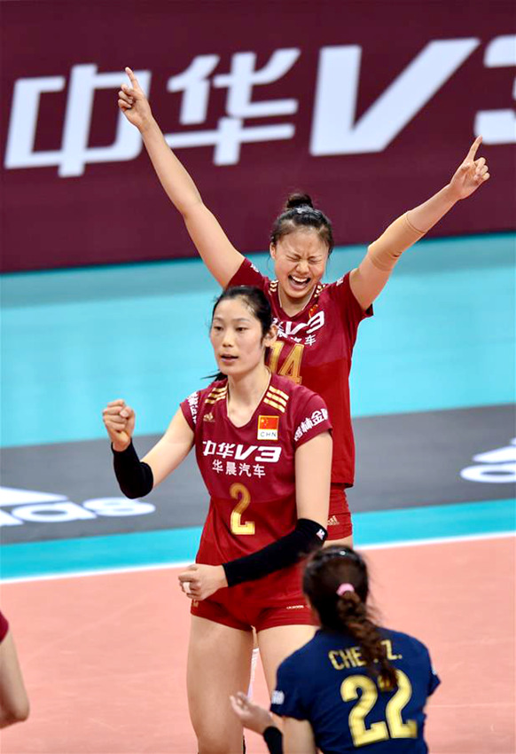 중-일 여자배구 친선경기, 중국 3:0으로 일본 꺾어