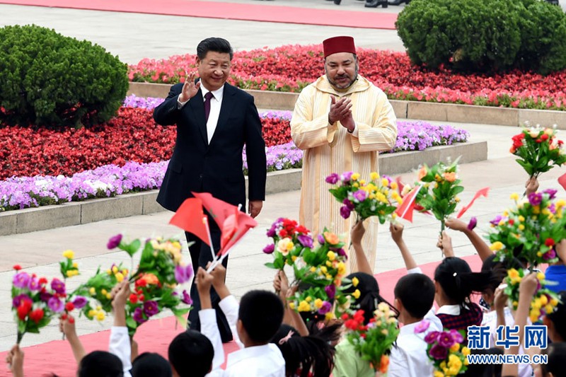 시진핑, 모하메드 6세 모로코 국왕과 회담