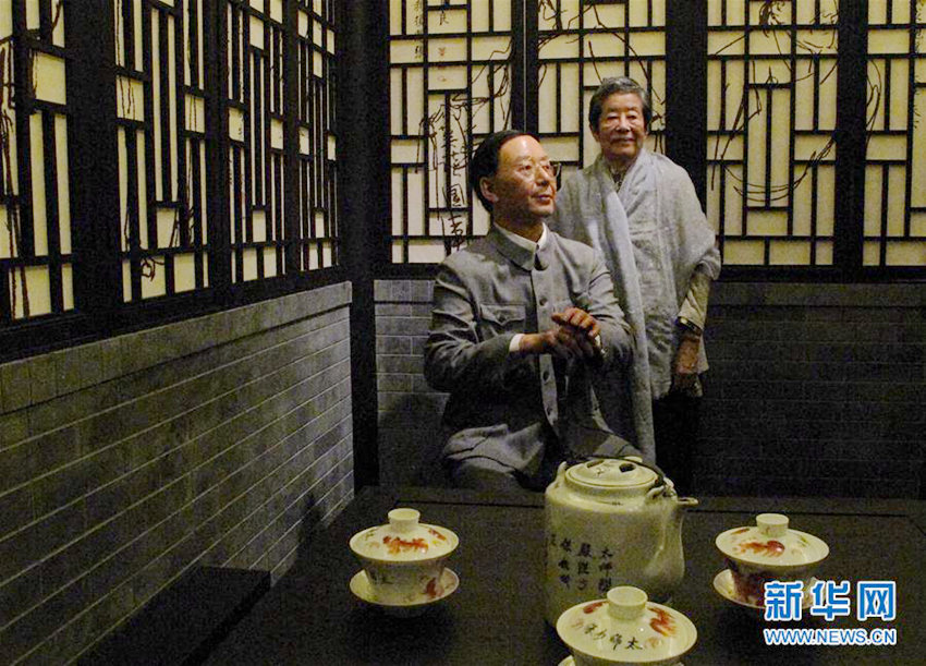 중국 국가박물관 밀랍인형 전시관 개장, 문화인들 전시해