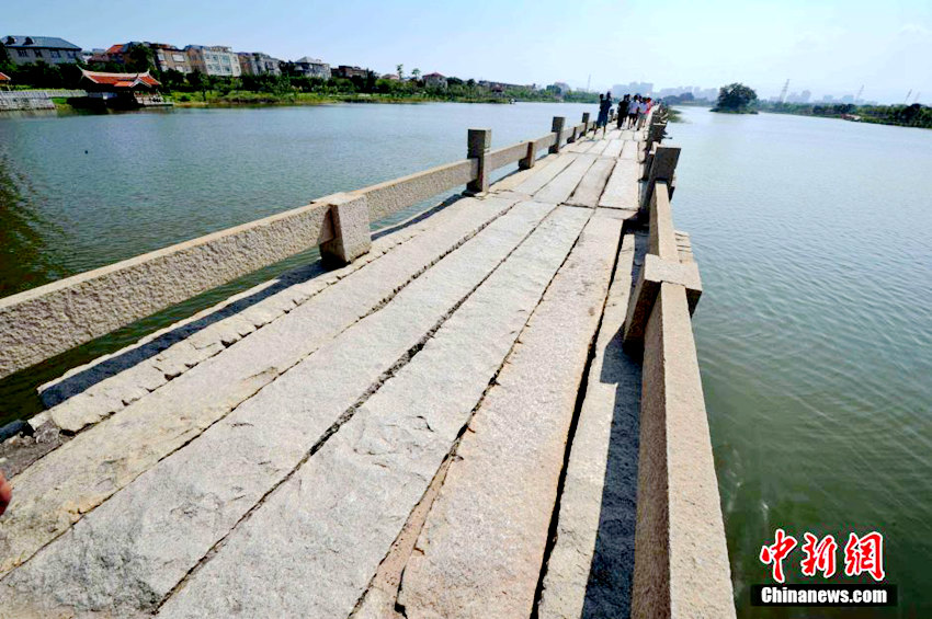 현존하는 가장 긴 중국 고대 다리, 푸젠 진장의 안핑차오