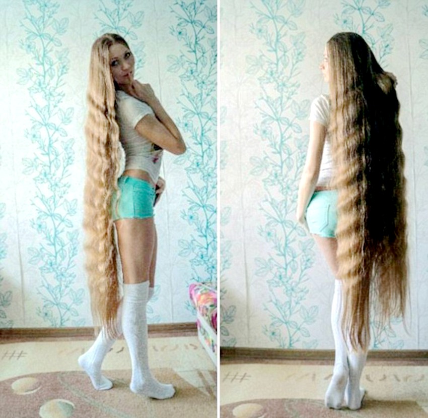 실사판 ‘라푼젤’, 13년간 머리 길러온 러시아 소녀