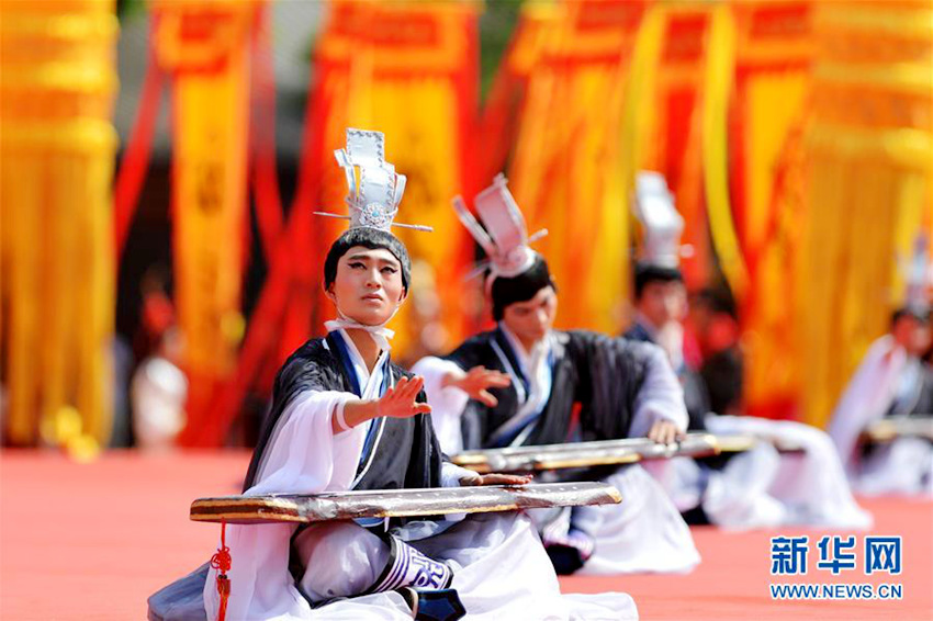 중국의 시초 복희왕 제사 의식 간쑤 톈수이서 열려