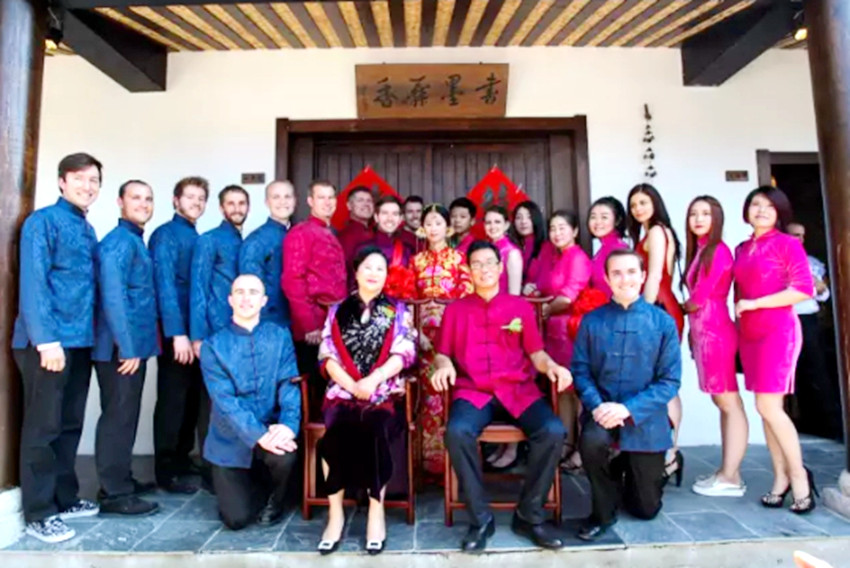 미국 남자♡중국 여자, 전통 혼례로 국제 결혼