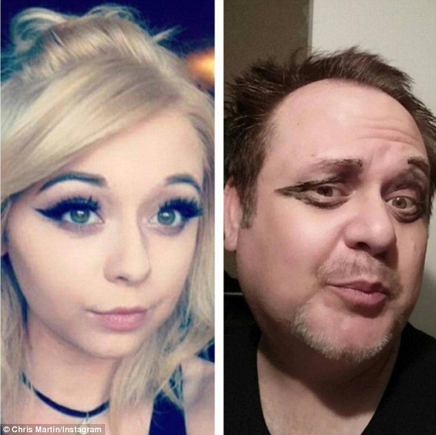 딸의 섹시한 사진 모방하는 美아버지, 인터넷에서 인기 폭발