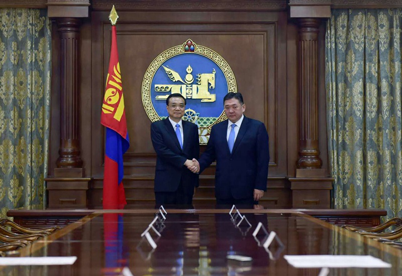 리커창, 몽골 국회의장과 회동 “입법기관 교류 환영”