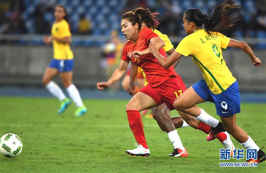 올림픽 女축구 첫 경기, 중국 브라질에 0:3으로 패해