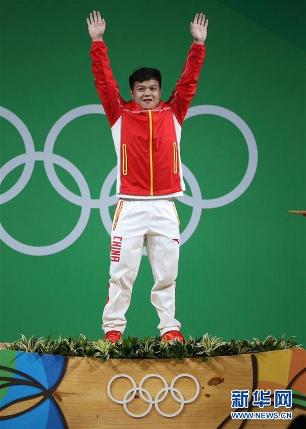 남자 역도 56kg급, 中 룽칭취안 세계 신기록으로 금메달
