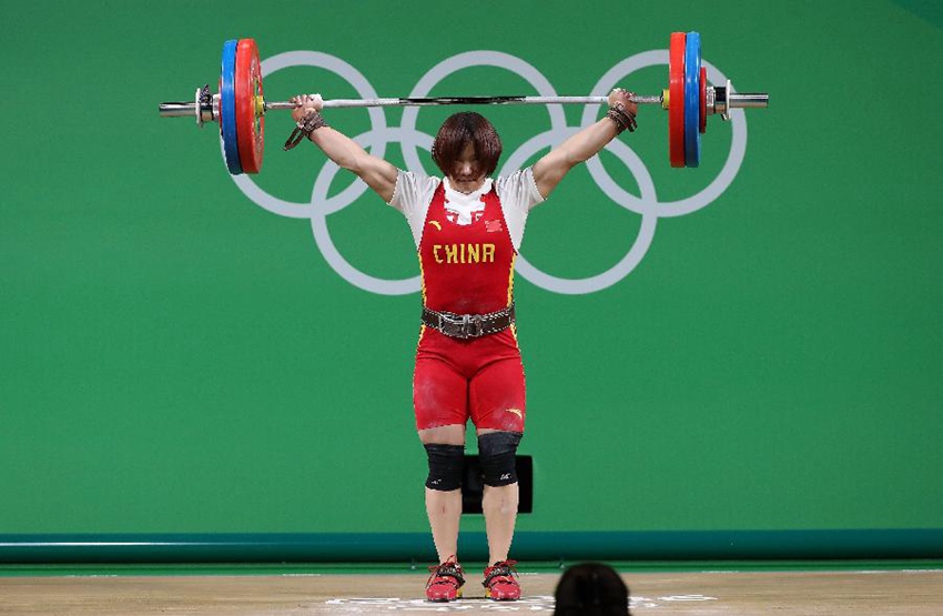 중국 9번째 金 탄생! 여자 69kg급 역도 우승 차지