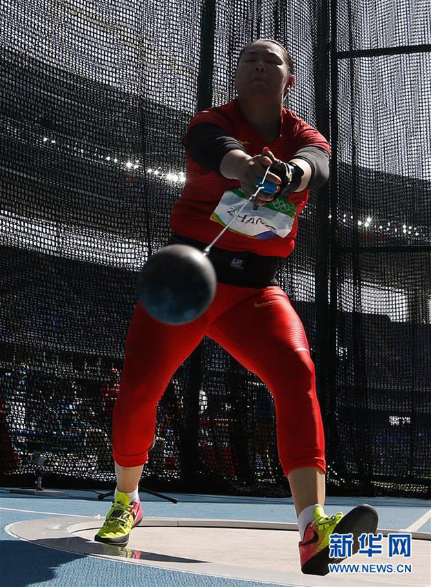 리우올림픽 여자 해머던지기, 중국 장원슈 은메달