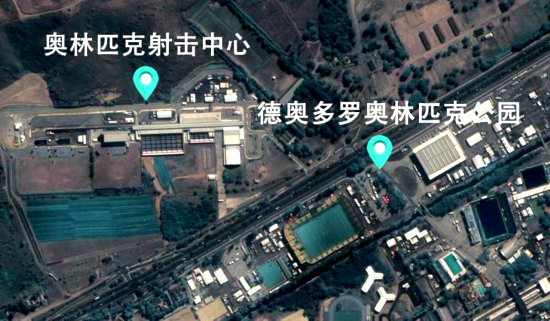 중국 위성으로 바라본 리우, 근처 항공모함도 보여
