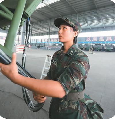 중국 로켓군의 ‘女 미사일부대’, 전부 여군