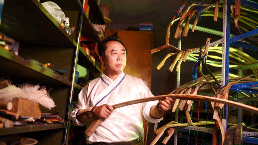 비물질문화유산 전수: 몽고족 전통 각궁 제작 현장