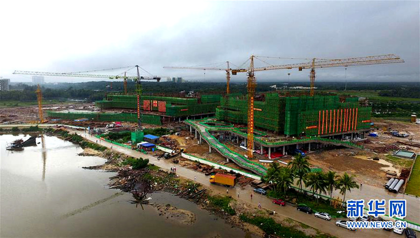 中국가남중국해박물관 지붕 공사 완료, 내년 3월 개장 예정